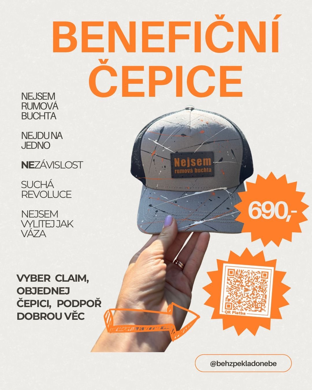 Benefiční čepice Benefiční čepice