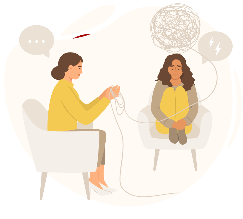 Uklidňující obrázek k terapii